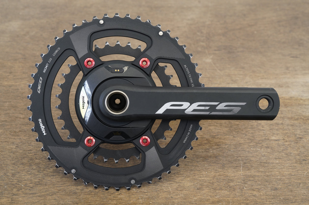 165mm 50/34T 24mm Magene PES P515 Power Meter Road Crankset 771g