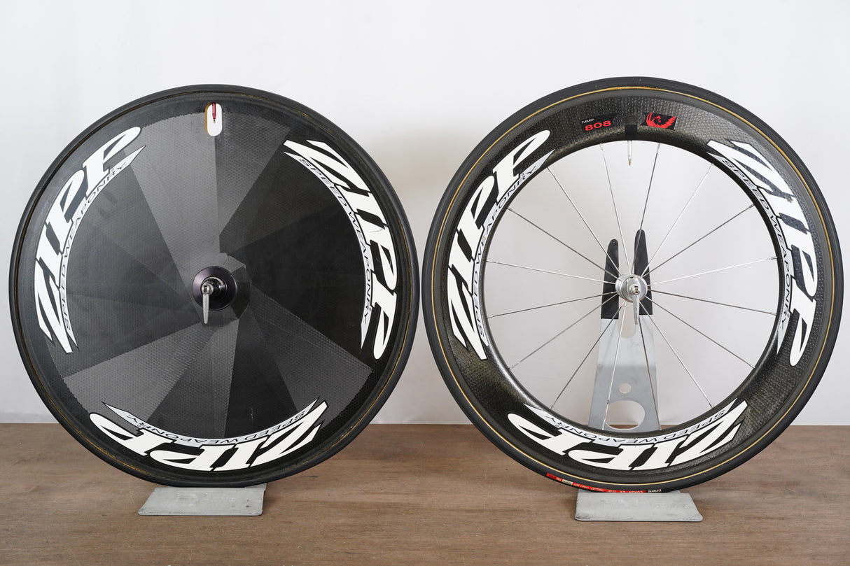 Zipp 808 Firecrest/900 Disc Carbon Tubular Rim Brake Wheelset Shimano/SRAM 10