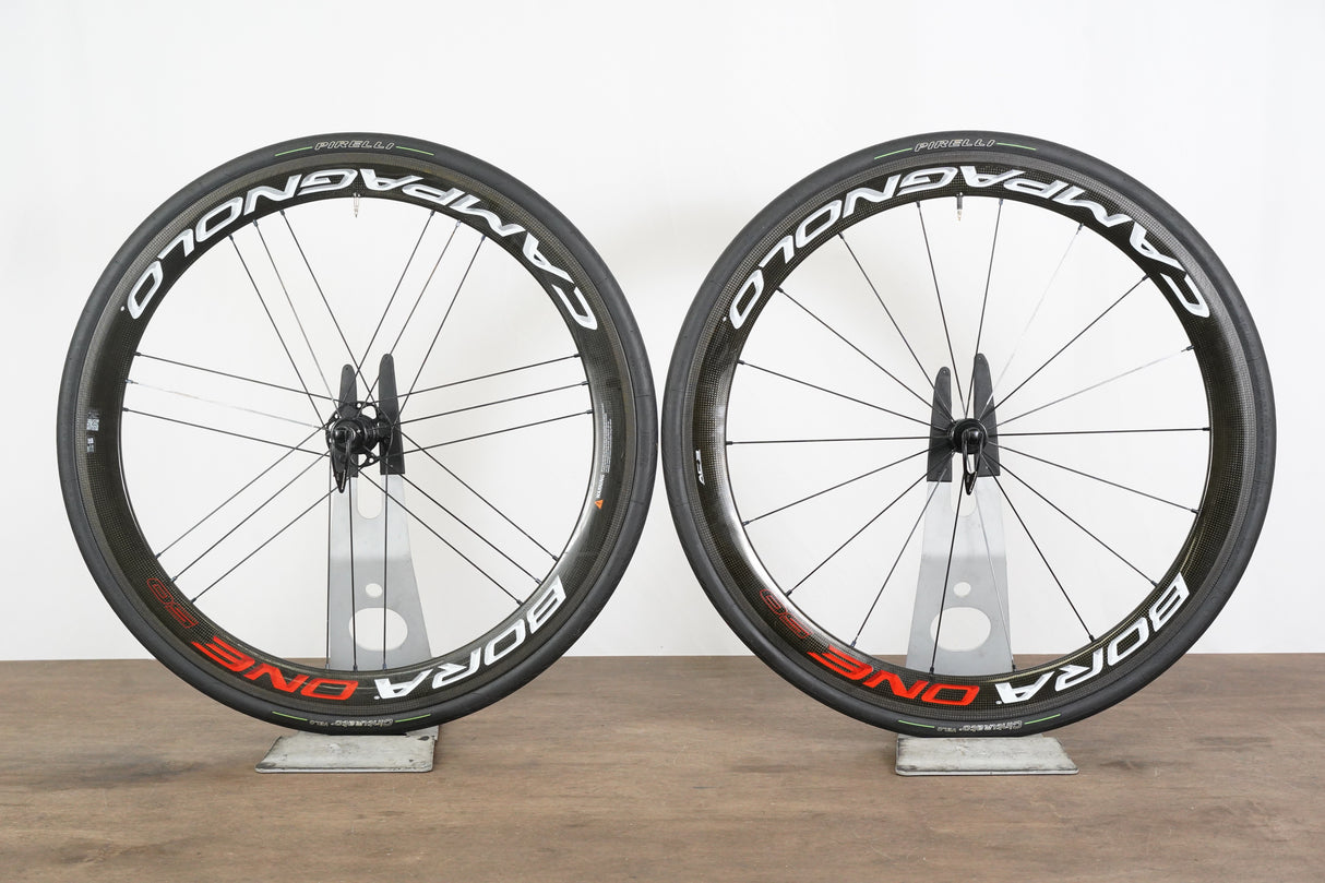 Campagnolo Bora One 50 Carbon Tubeless Clincher Rim Brake Wheelset 11 Speed