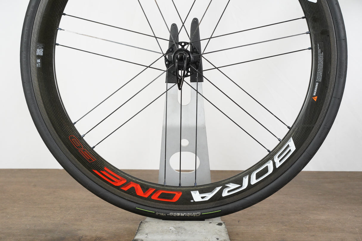 Campagnolo Bora One 50 Carbon Tubeless Clincher Rim Brake Wheelset 11 Speed