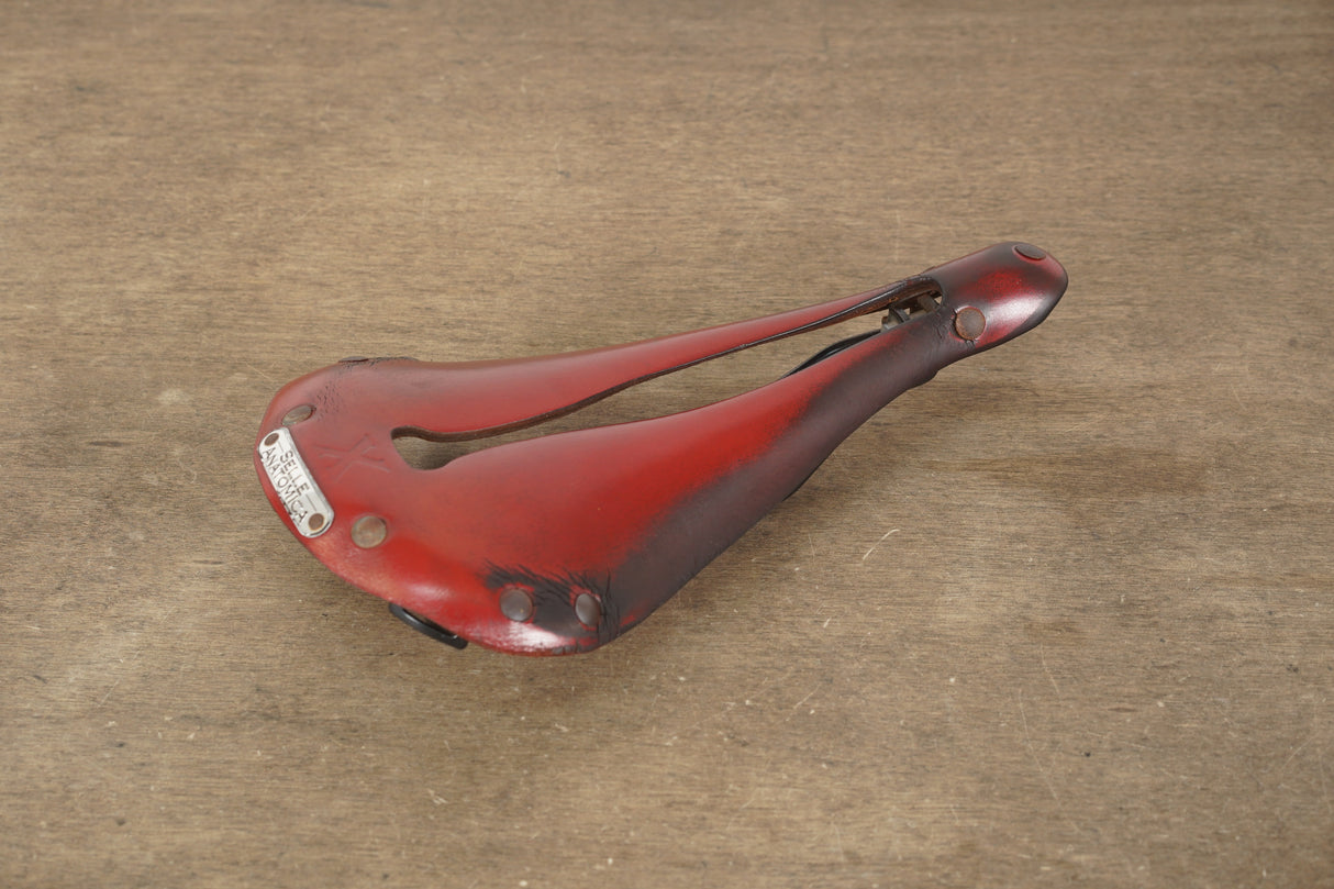 170mm Selle Anatomica X Leather Road Saddle 533g