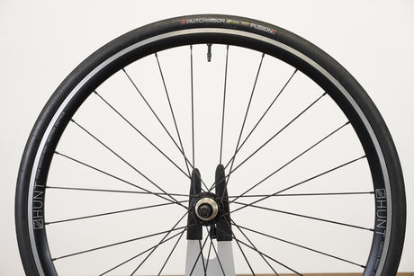 Hunt Four Season Aero Alloy Tubeless Clincher Rim Brake Wheelset SRAM XDR 12 Speed
