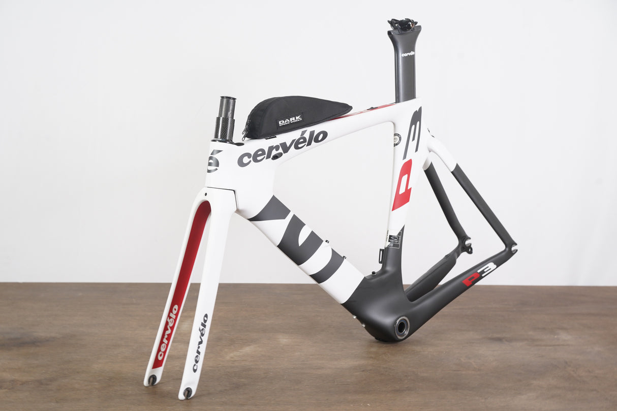 48cm Cervelo P3 Carbon Aero Rim Brake TT Triathlon Frameset