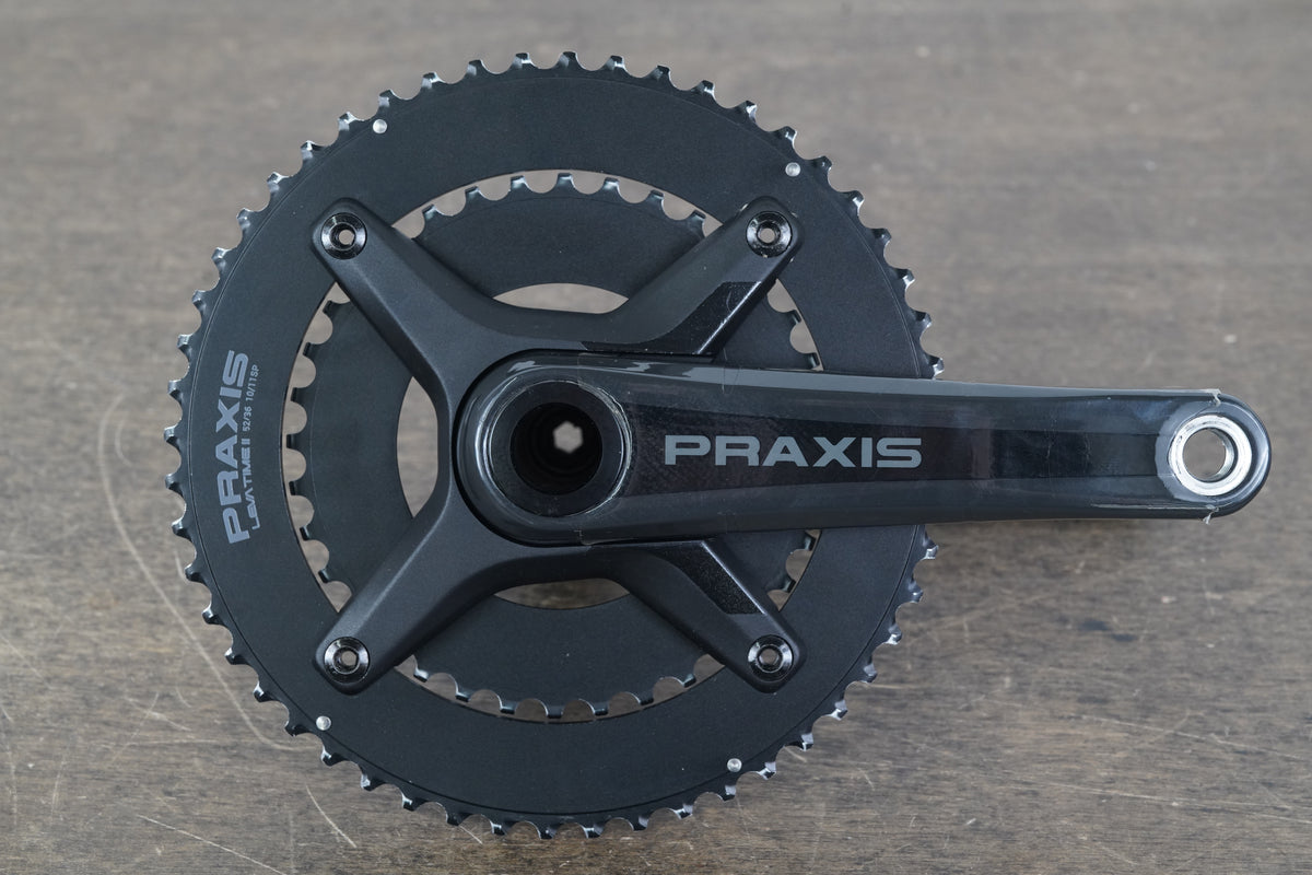 170mm 52/36T M30 Praxis Works Zayante Carbon Road Crankset 718g