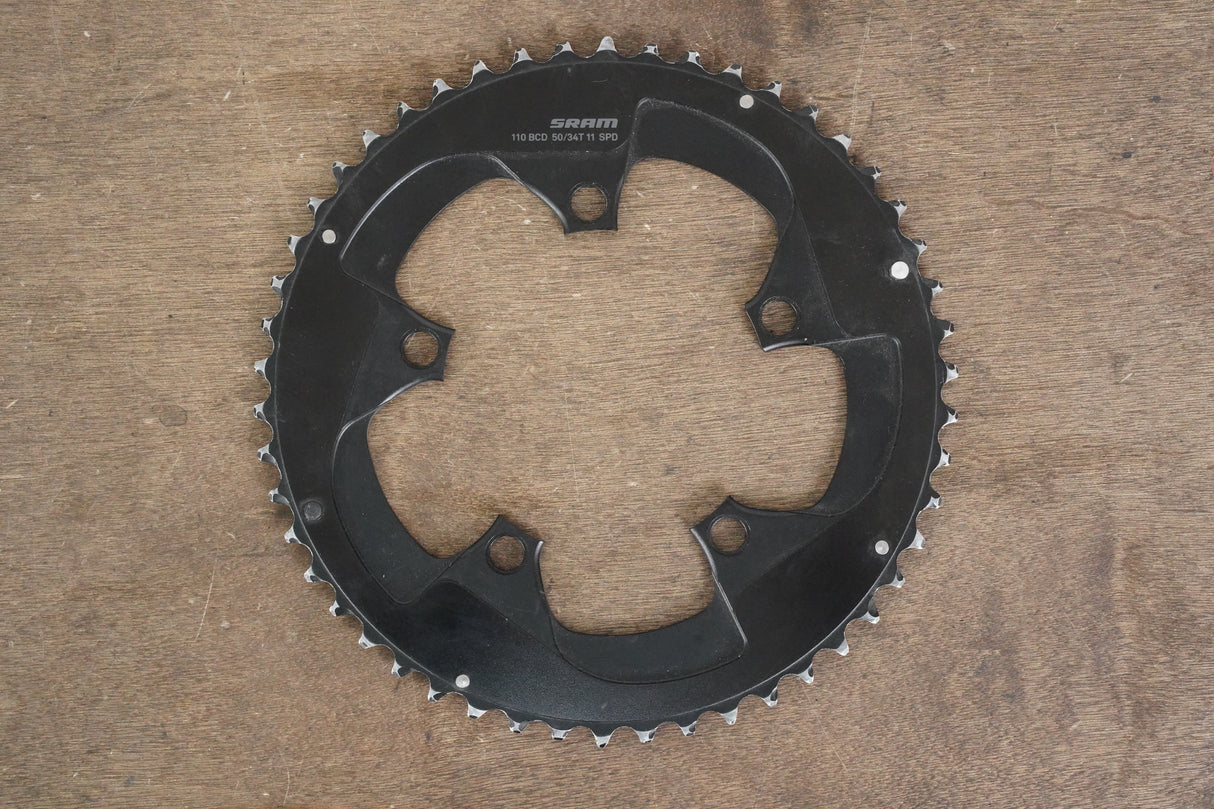 50T 110BCD SRAM Red YAW 11 Speed Outer Chainring