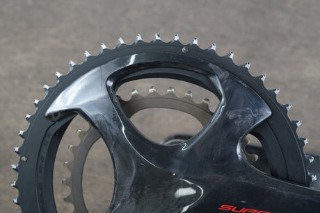 172.5mm 52/36T Campagnolo Super Record 12 Speed Carbon Crankset 634g