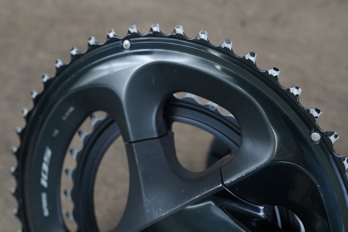165mm 50/34T Shimano 105 FC-R7000 FC-R8000 Pioneer Power Meter Crankset 729g