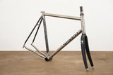 58cm Seven Odonata Titanium Carbon Rim Brake Road Frameset