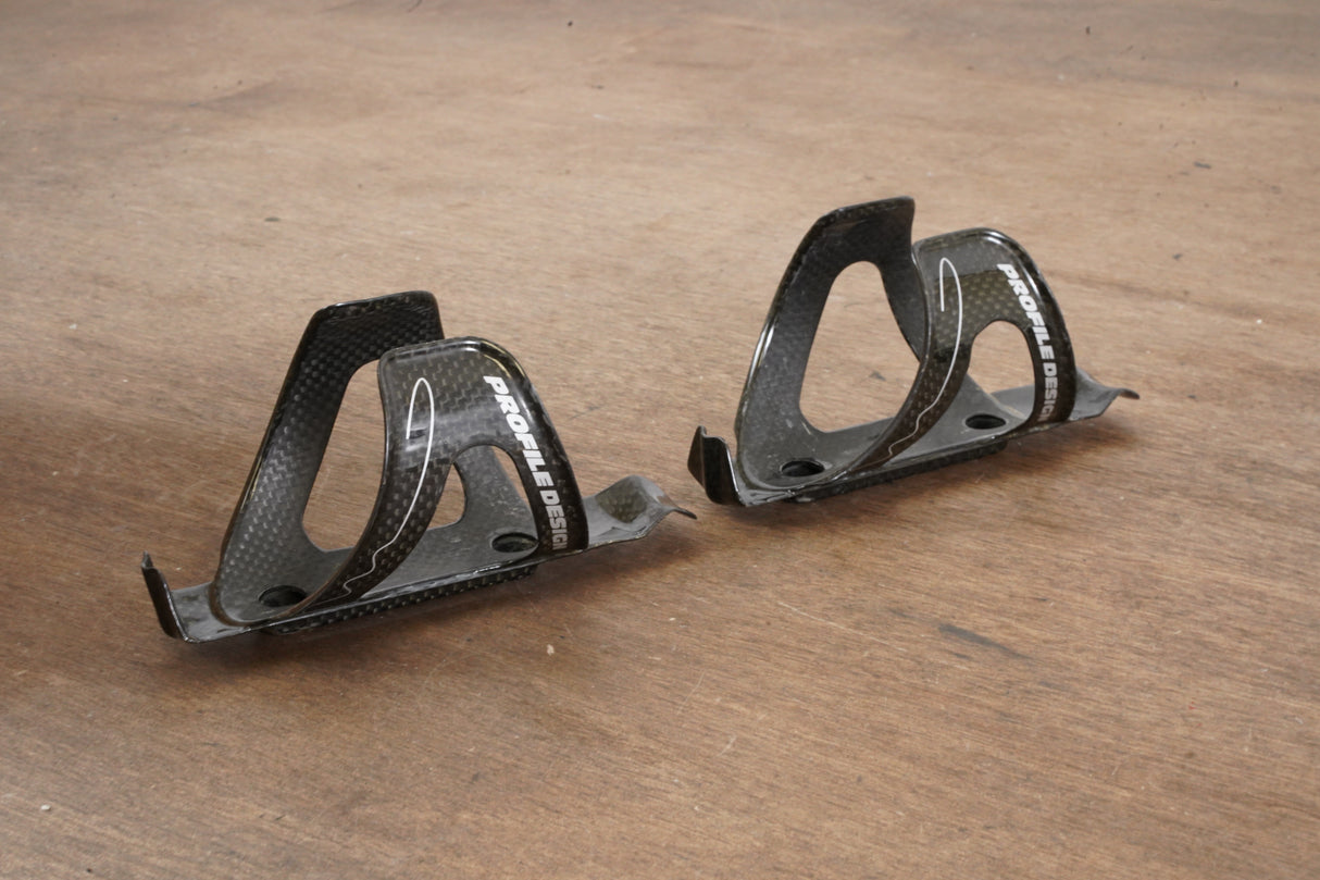 (2) Profile Design Carbon Water Bottle Cages 62g