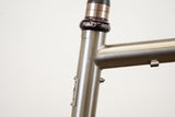 58cm Seven Odonata Titanium Carbon Rim Brake Road Frameset