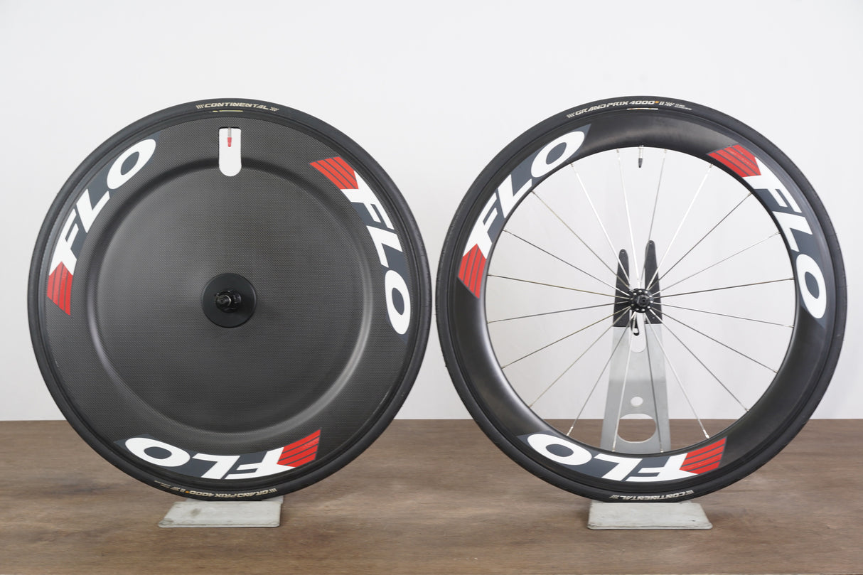 FLO 65/Disc Carbon Clincher Rim Brake Wheelset Shimano/SRAM 11 Speed