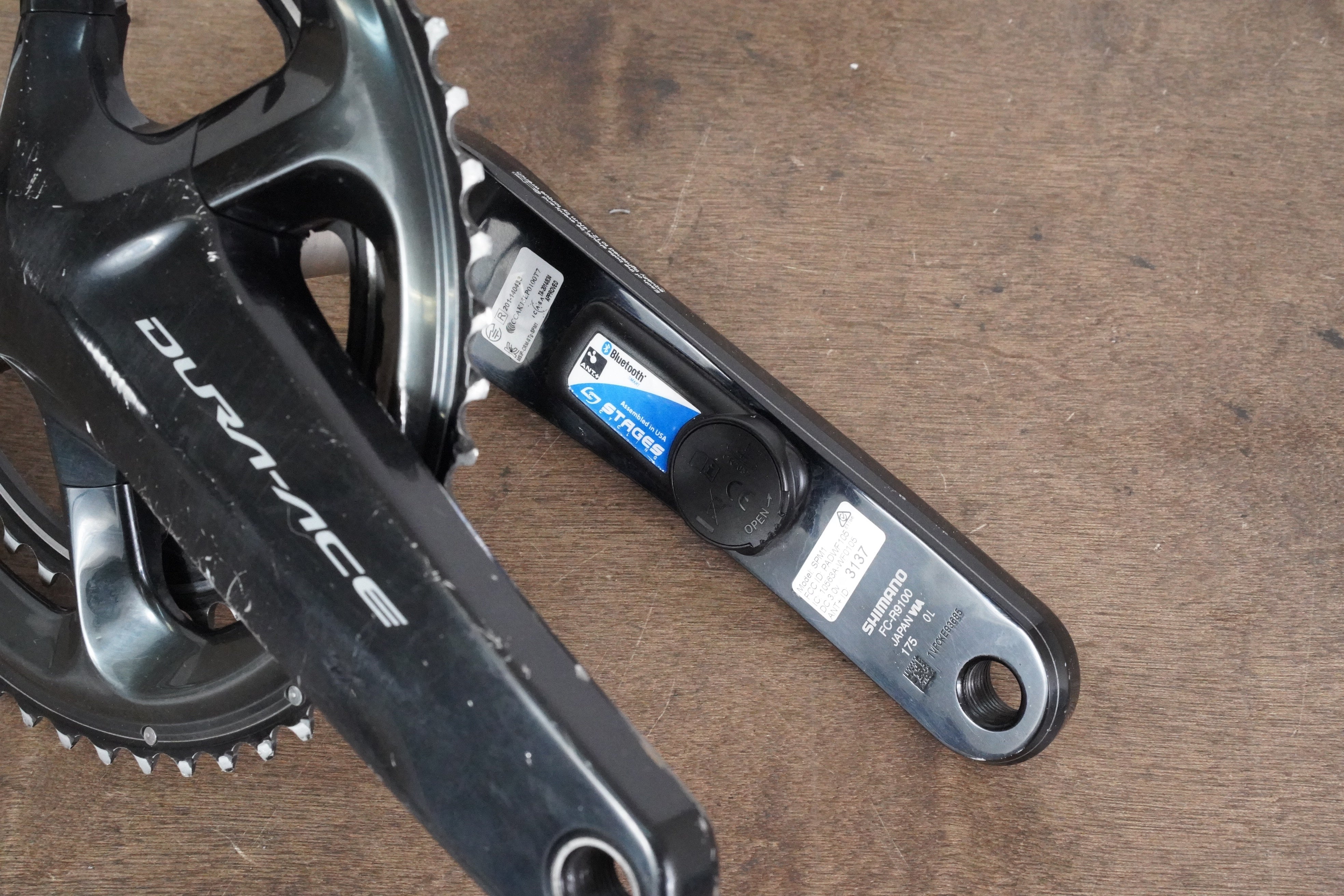 175mm 53/39T Dura-Ace FC-R9100 Stages Power Meter Crankset 175mm 53/39T Dura-Ace FC-R9100 Stages Power Meter Crankset