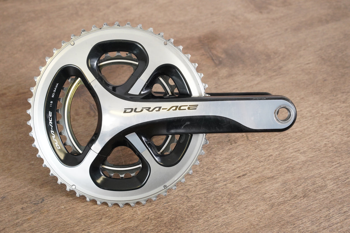 175mm 50/34T Shimano Dura-Ace FC-9000 11 Speed Road Crankset