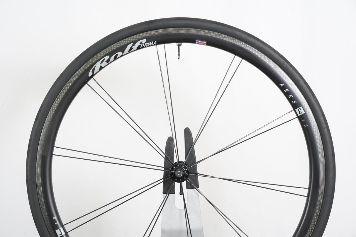 Rolf Prima Ares3 Carbon Tubeless Rim Brake Wheelset Shimano/SRAM 11 Speed Ares 3