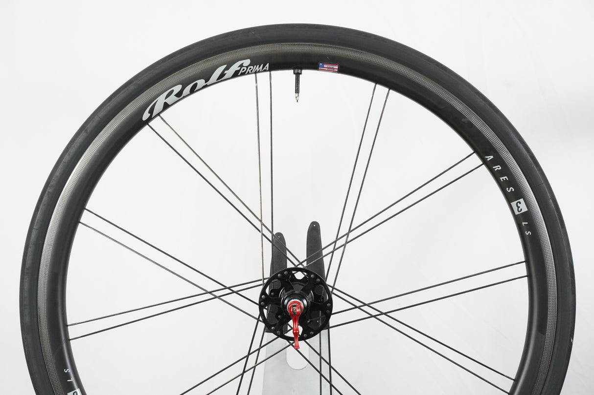 Rolf Prima Ares3 Carbon Tubeless Rim Brake Wheelset Shimano/SRAM 11 Speed Ares 3