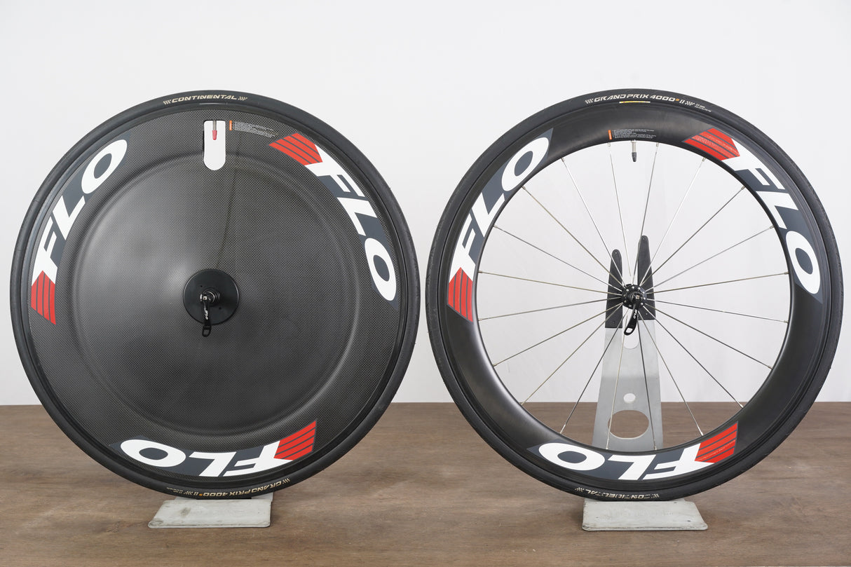 FLO 65/Disc Carbon Clincher Rim Brake Wheelset Shimano/SRAM 11 Speed
