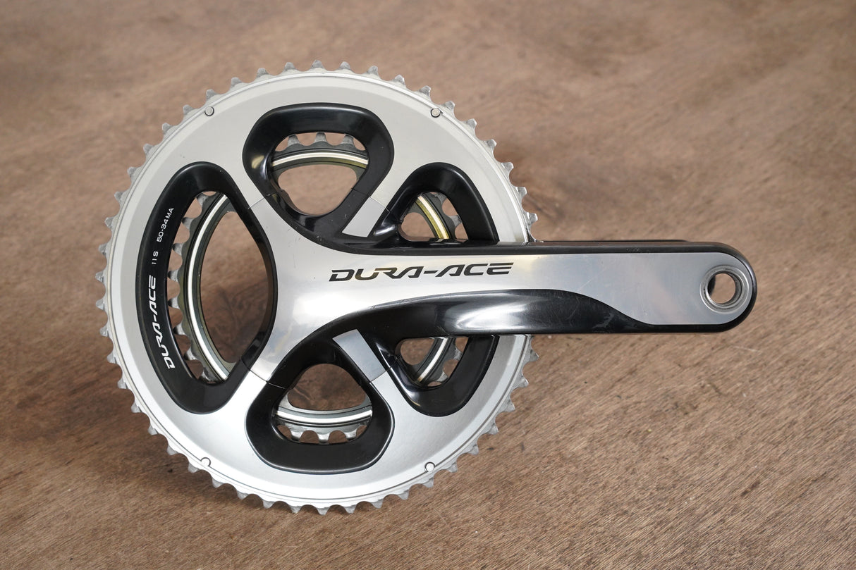 175mm 50/34T Shimano Dura-Ace FC-9000 11 Speed Stages Power Meter Crankset