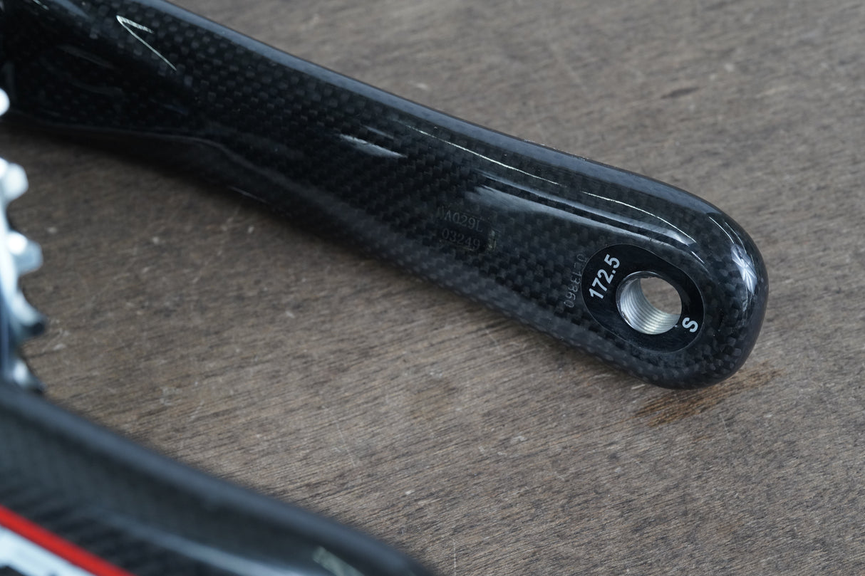 172.5mm 50/34T FSA K-Force Light SRM Power Meter Carbon Crankset *Needs Service*