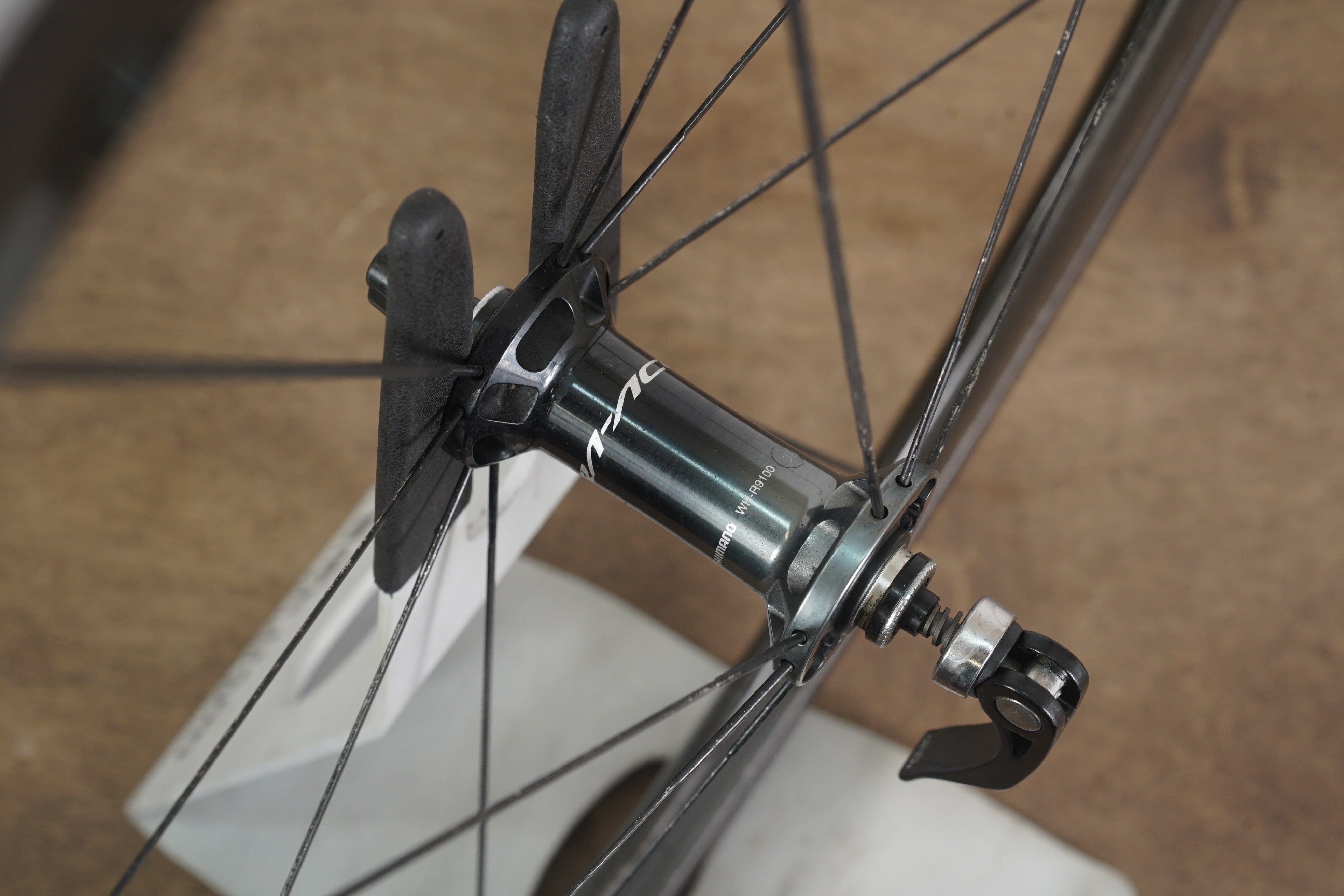 Shimano Dura-Ace WH-9100 C60 Carbon Clincher Rim Brake Wheelset 11