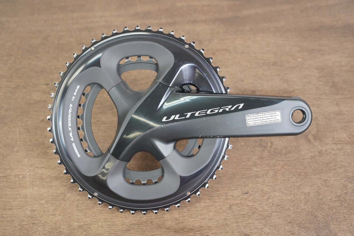 165mm 50/34T Shimano Ultegra FC-R8000 11 Speed Crankset 8000