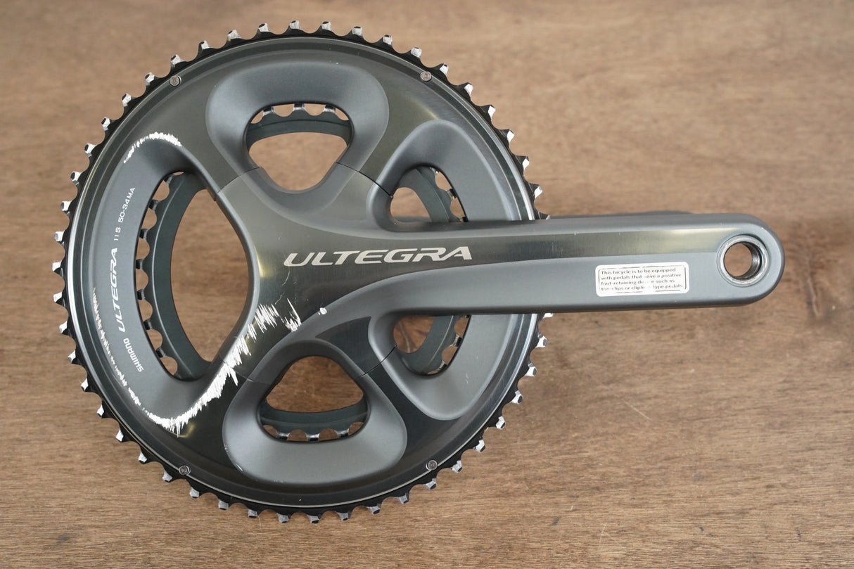 172.5mm 50/34T Shimano Ultegra FC-6800 11 Speed Road Crankset