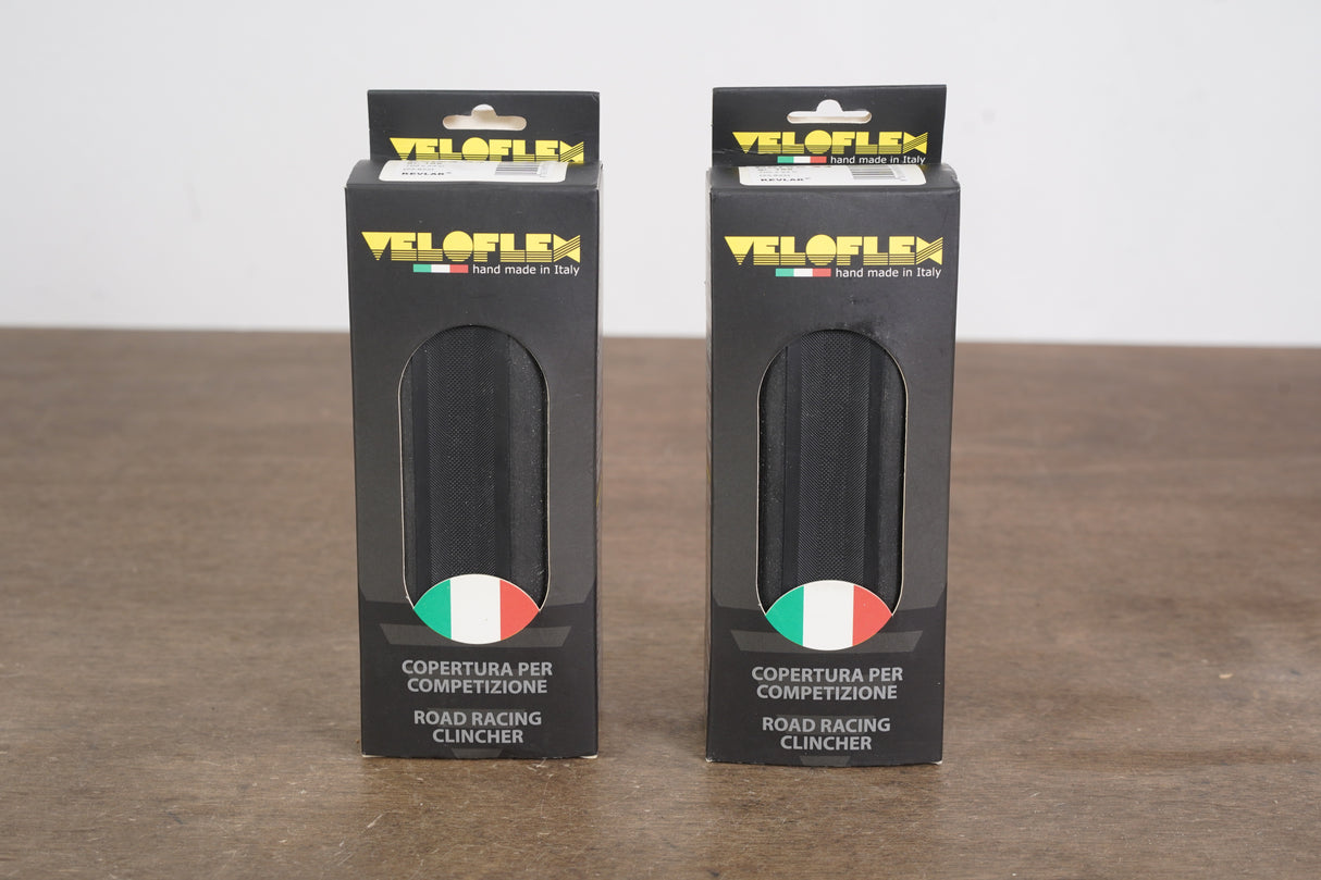 (2) NEW 700x23C (23mm) Veloflex Corsa Clincher Road Tires