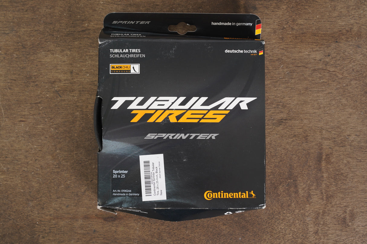 (1) NEW 700x25C 25mm Continental Sprinter Tubular Road Tire