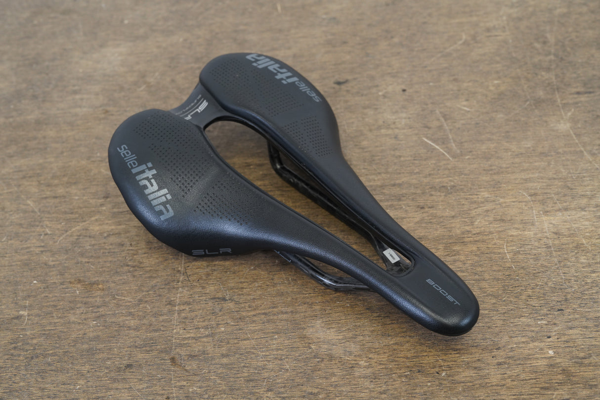 145mm Selle Italia SLR Superflow Boost Carbon Rail Road Saddle 135g