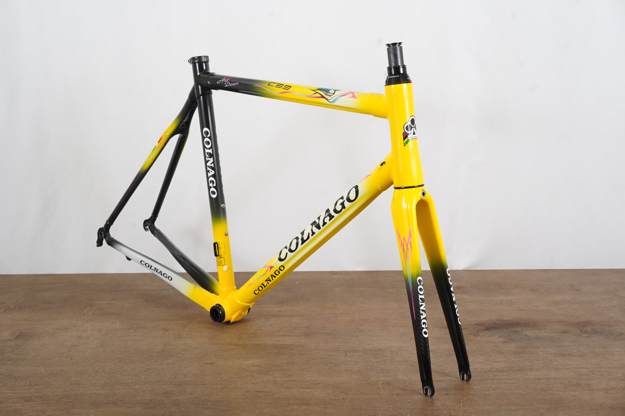 56s Colnago C59 Art Decor Carbon Rim Brake Road Frameset