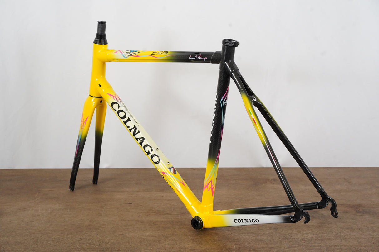 56s Colnago C59 Art Decor Carbon Rim Brake Road Frameset