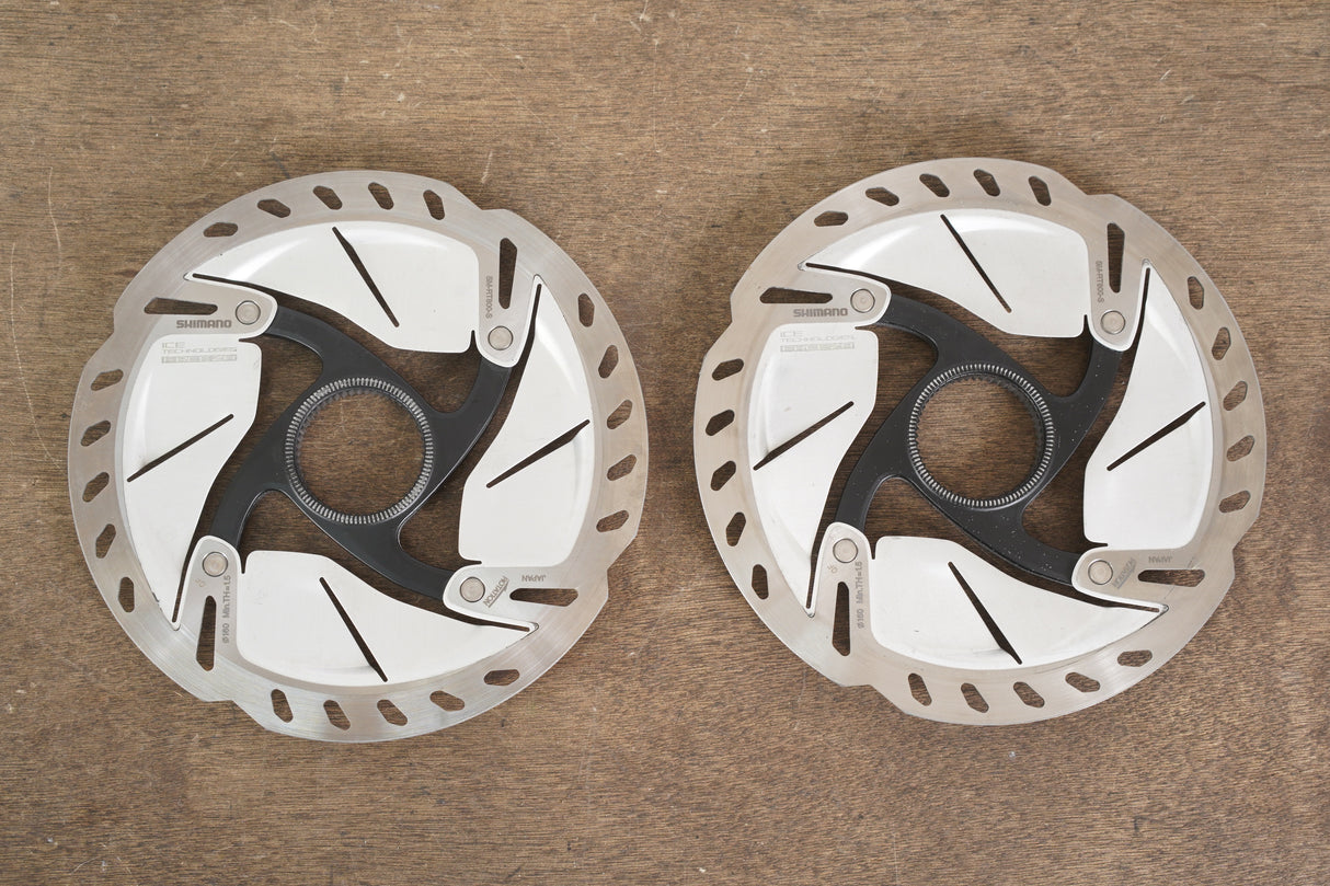 (2) 160mm Shimano Ultegra SM-RT800-S Center Lock Disc Brake Rotors RT 800
