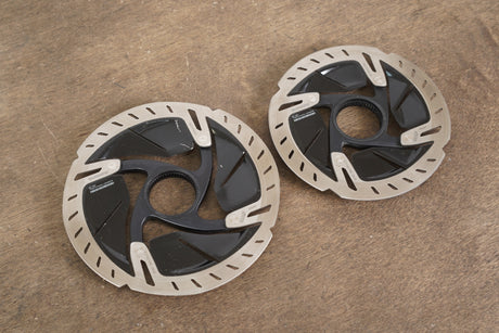 (2) 160mm/140mm Shimano Dura-Ace SM-RT900 Center Lock Disc Brake Rotors