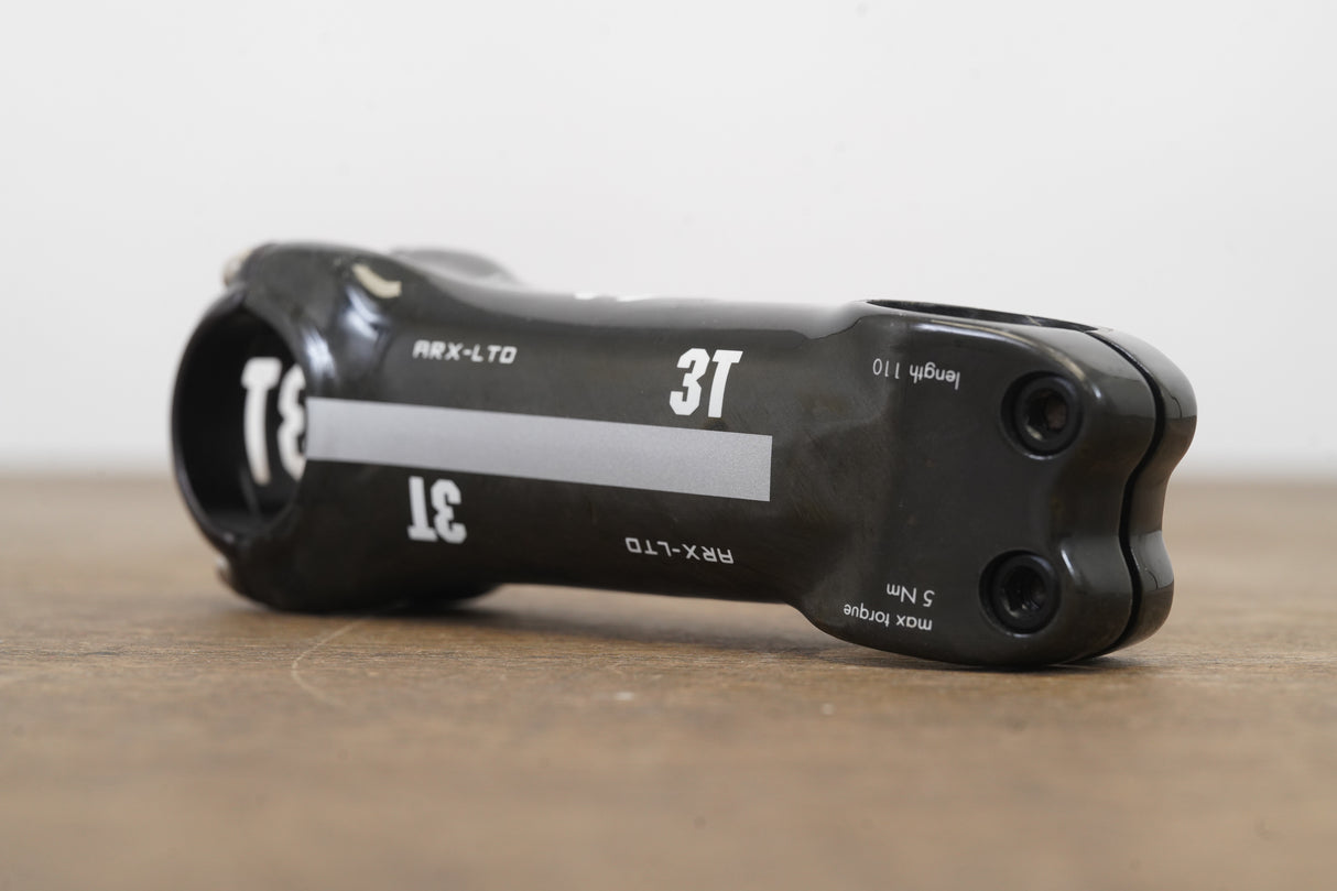 3T ARX LTD 110mm ±6 Degree Carbon Road Stem 119g 1 1/8" 31.8mm