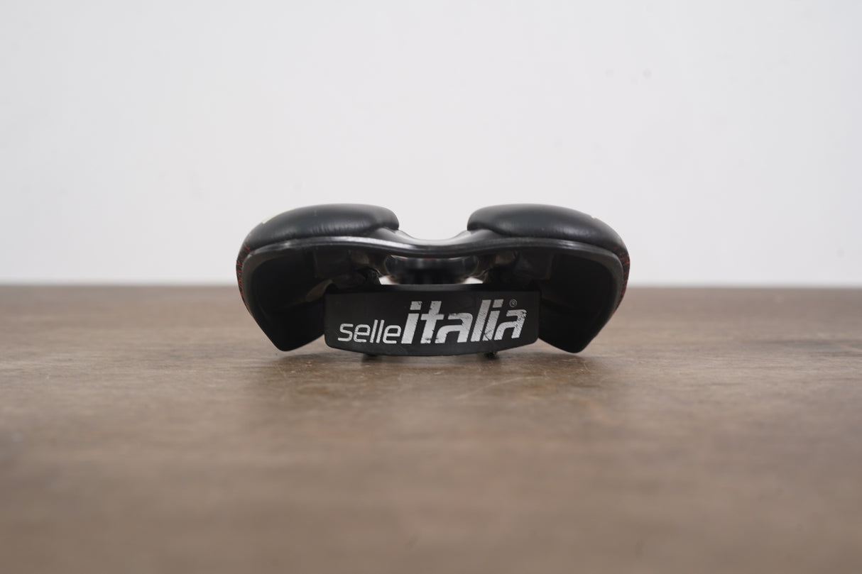130mm Selle Italia SLR Boost Pro Team Kit Carbonio Superflow Carbon Rail Saddle 158g