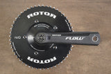 170mm 52/34T BB30 Rotor Flow INpower NoQ Rings Aero Power Meter Crankset