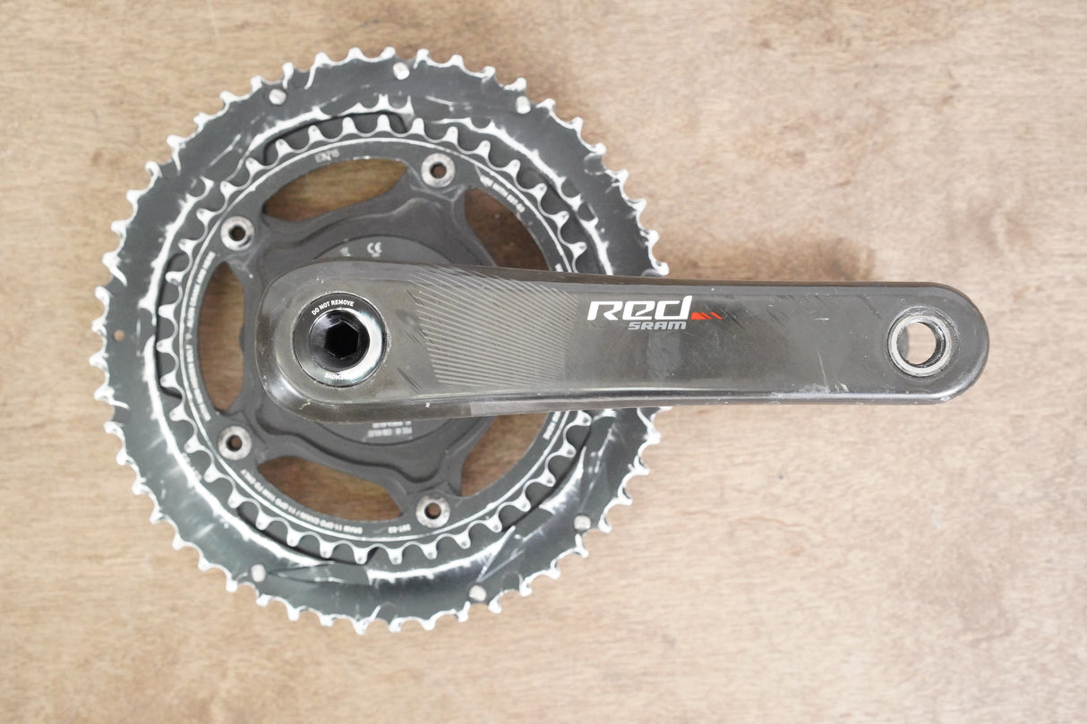 175mm 53/39T BB30 SRAM Red 22 Quarq DZero Carbon Power Meter Crankset