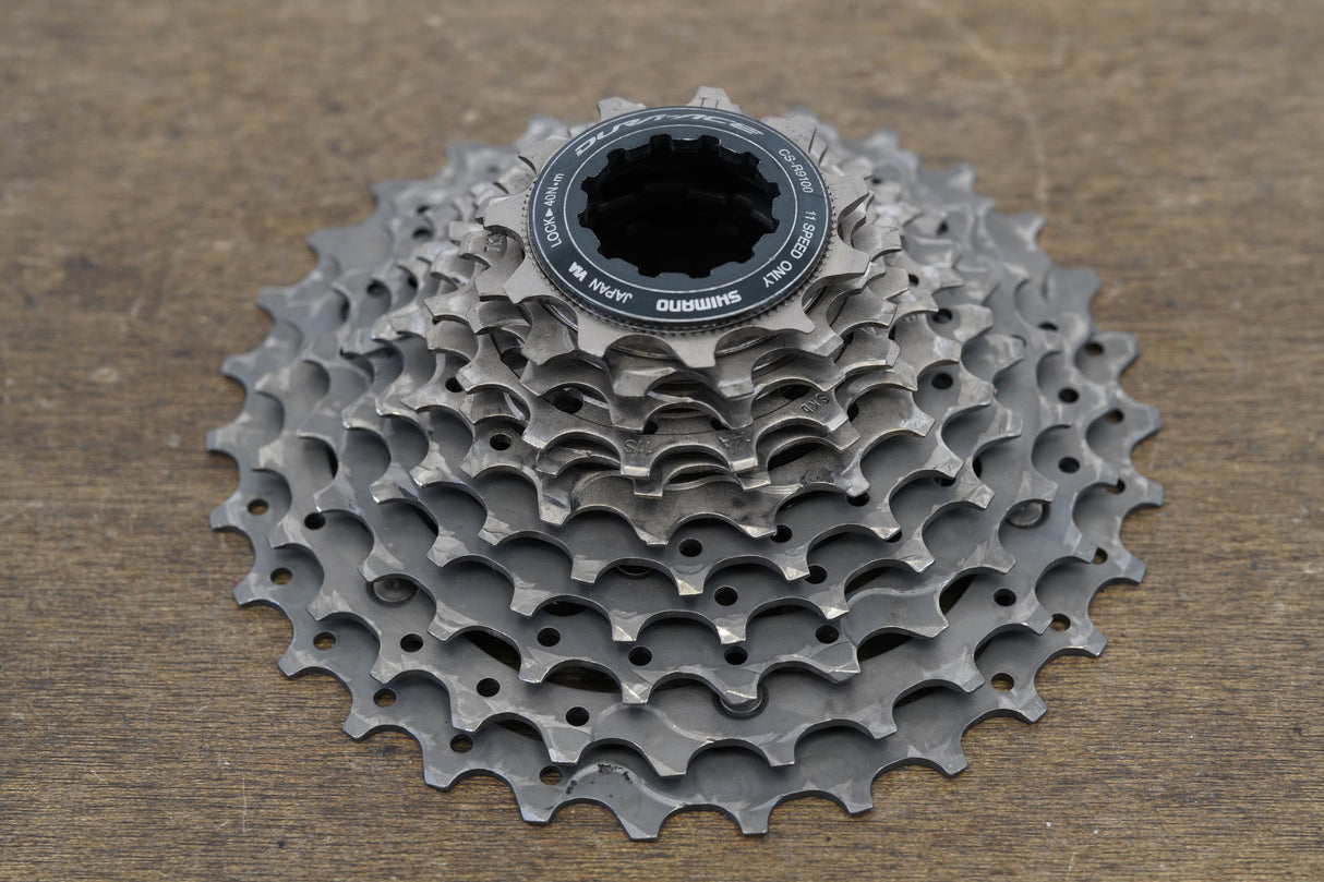 11-30T Shimano Dura-Ace CS-R9100 11 Speed Road Cassette 205g 9100