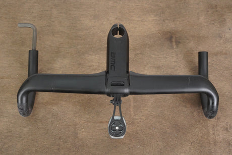 110mm 42cm BMC ICS Aero Carbon Compact Handlebar + Stem + Mount 31.8mm