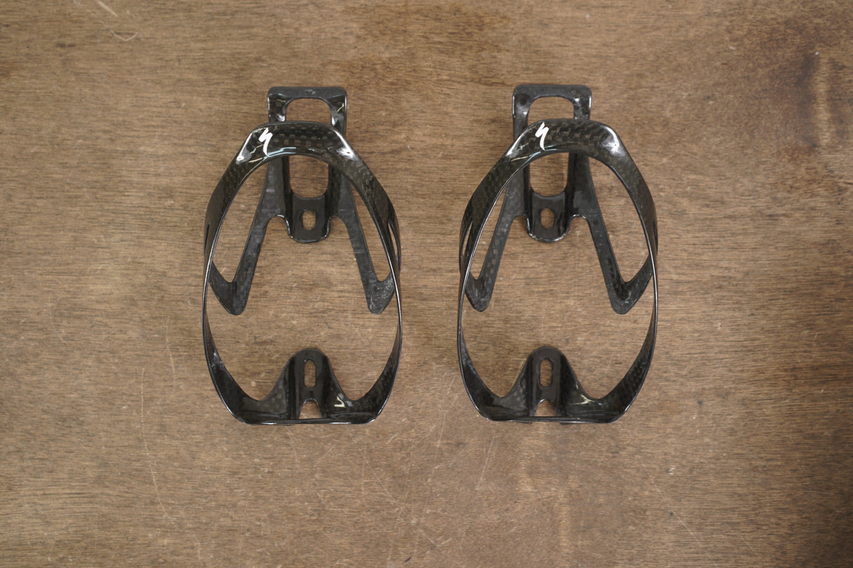 (2) Specialized S-WORKS Rib Cage II Carbon Water Bottle Cages 35g