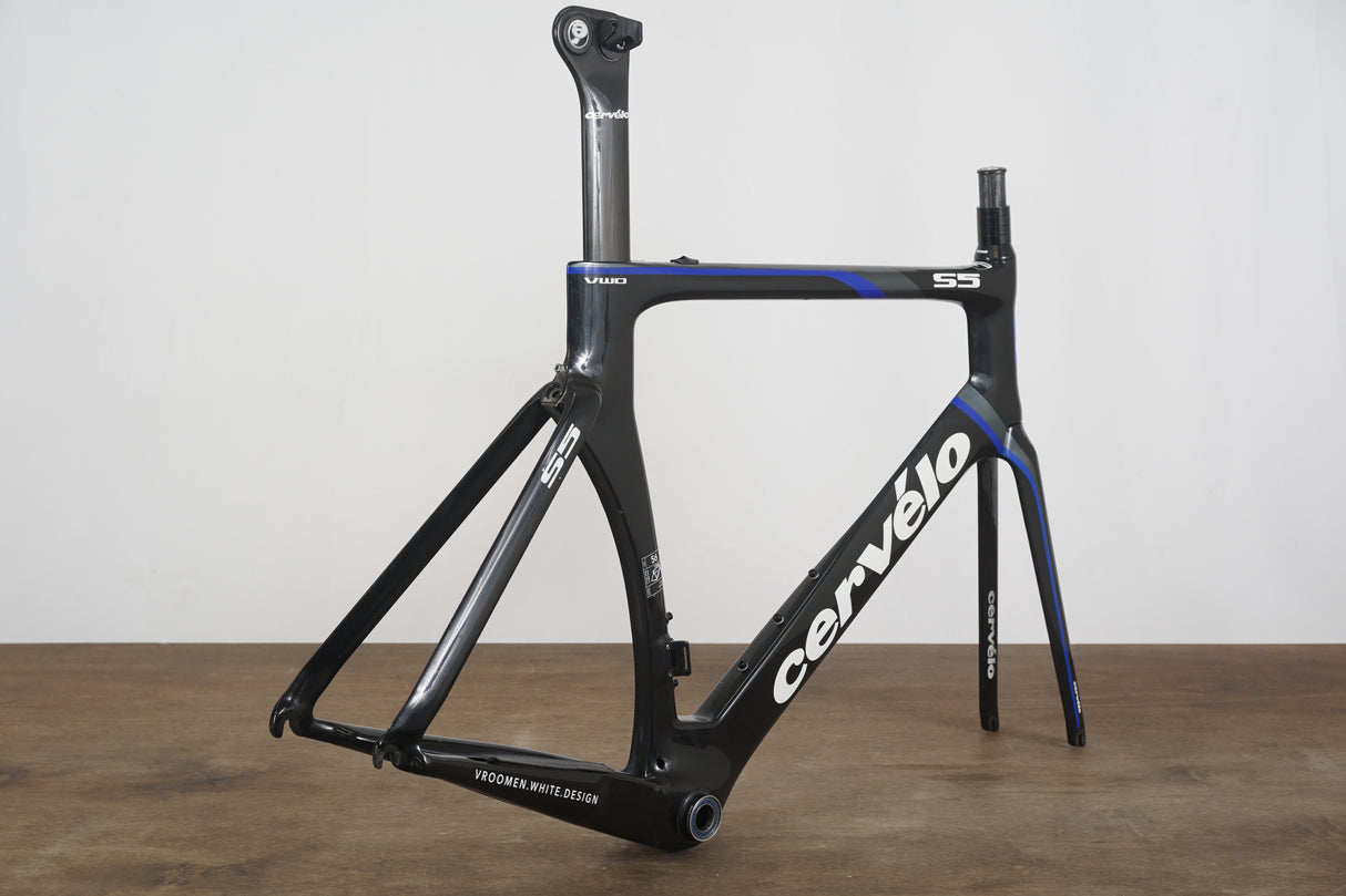56cm Cervelo S5 Carbon Aero Rim Brake Road Frameset