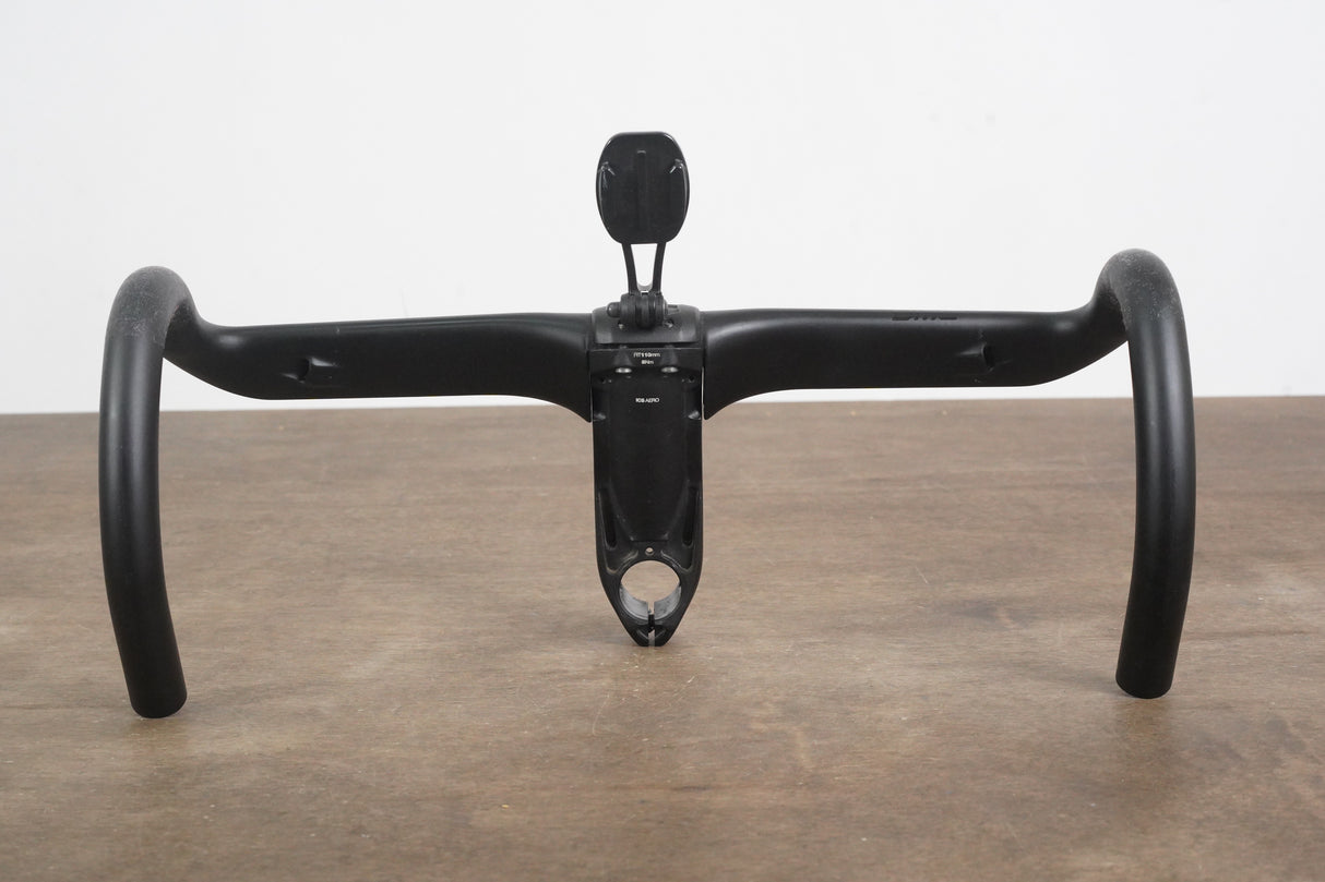 110mm 42cm BMC ICS Aero Carbon Compact Handlebar + Stem + Mount 31.8mm
