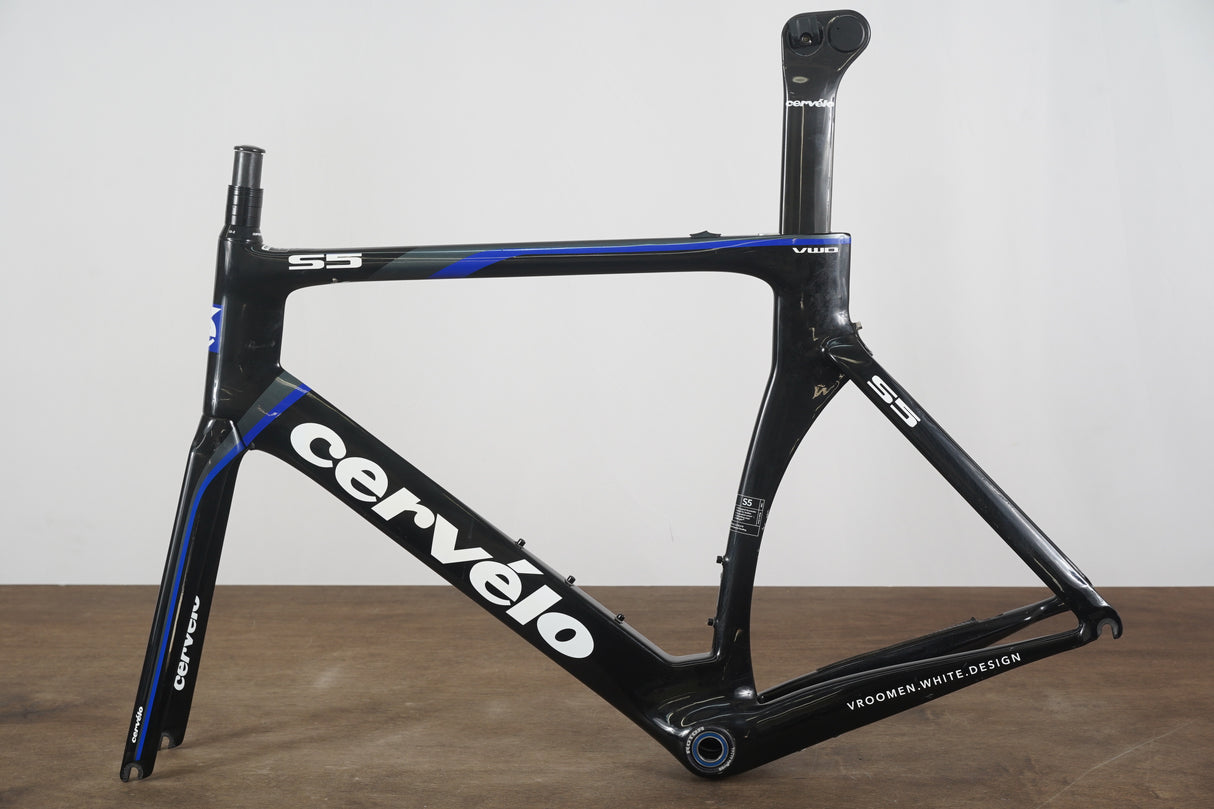 56cm Cervelo S5 Carbon Aero Rim Brake Road Frameset
