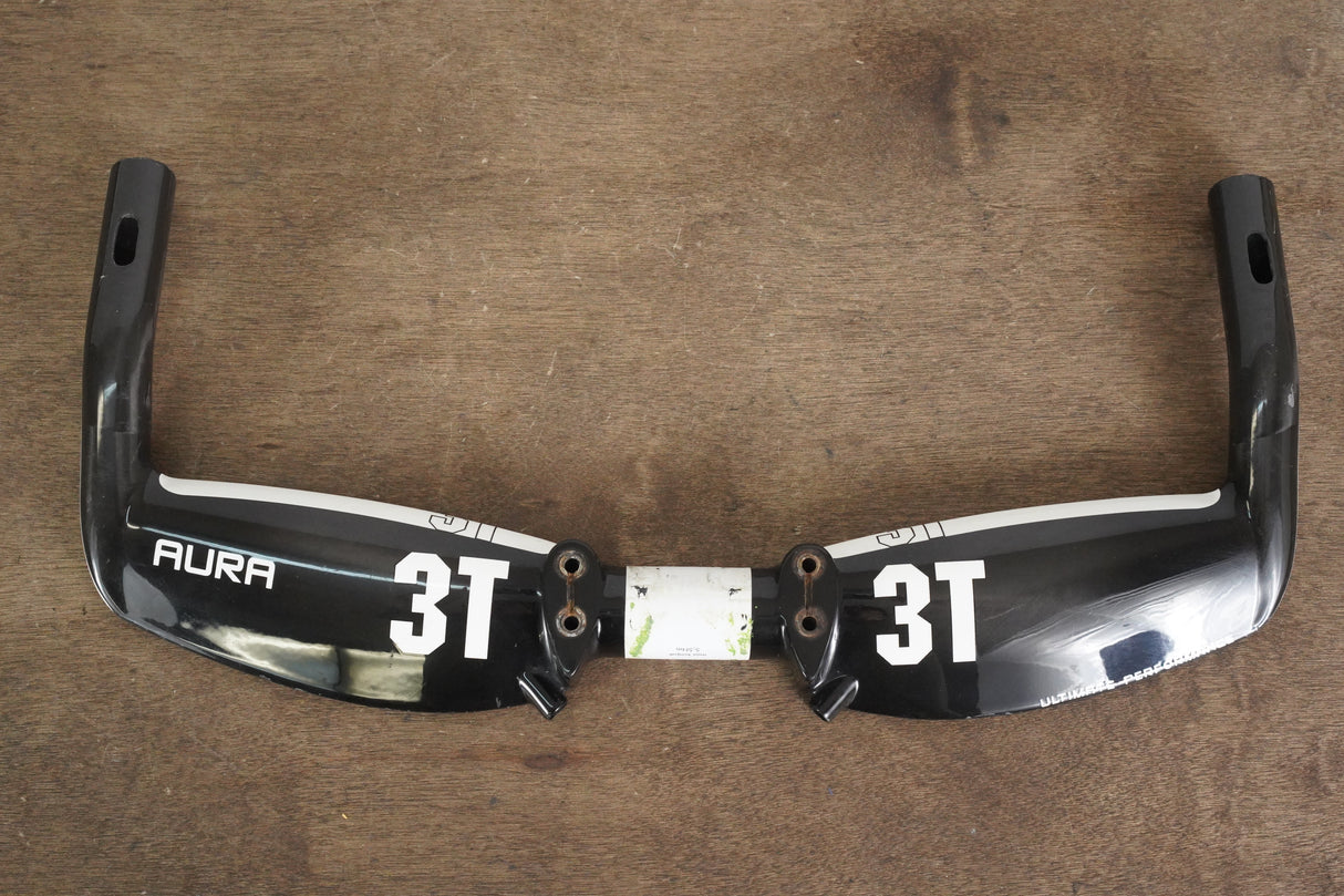 40cm 3T Aura Pro Carbon TT Triathlon Aero Base Bar + Extensions 31.8mm