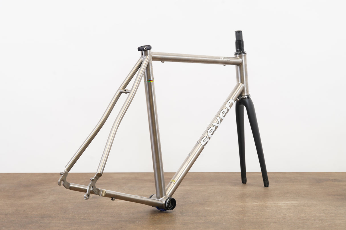 56cm Seven Axiom S Titanium Rim Brake Road Frameset