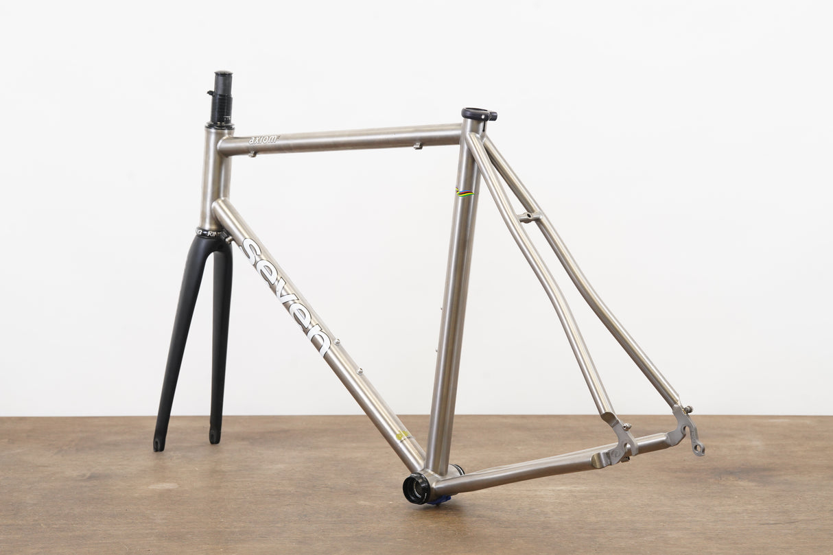 56cm Seven Axiom S Titanium Rim Brake Road Frameset
