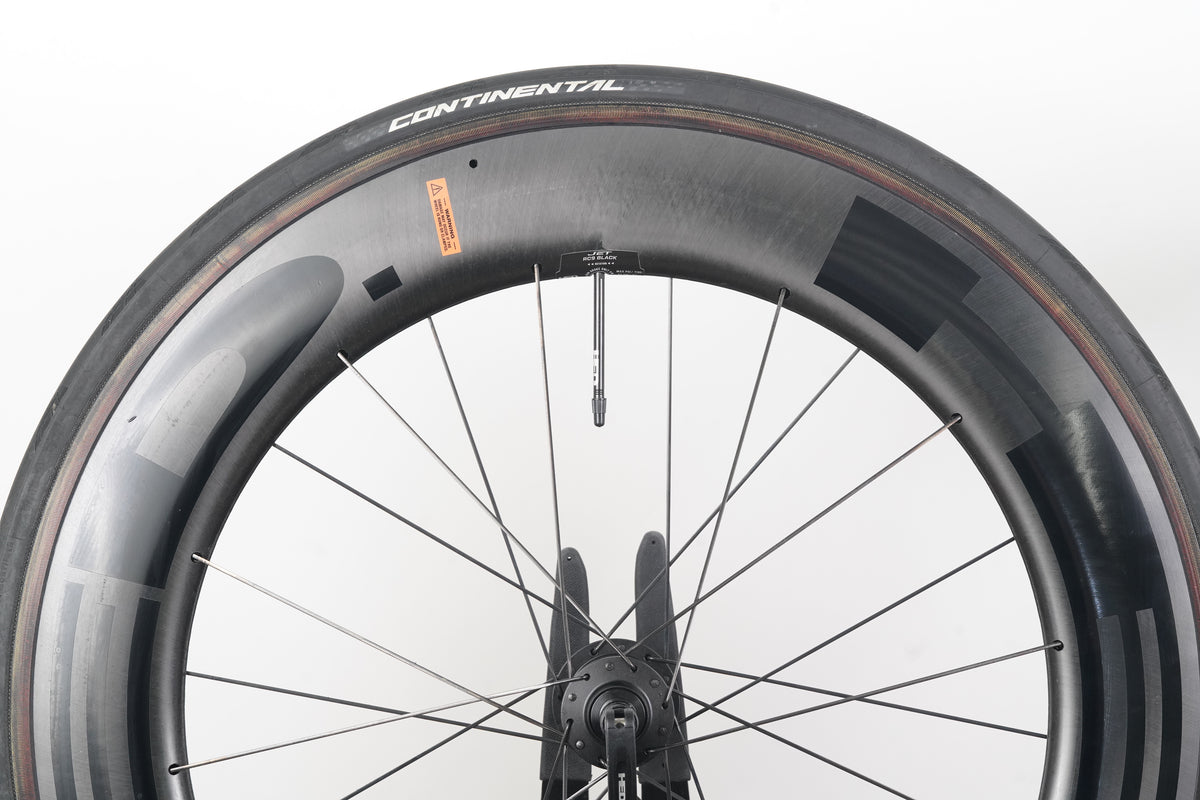 HED Jet RC9 Black Carbon Tubeless Clincher Rim Brake Wheelset 11 Speed