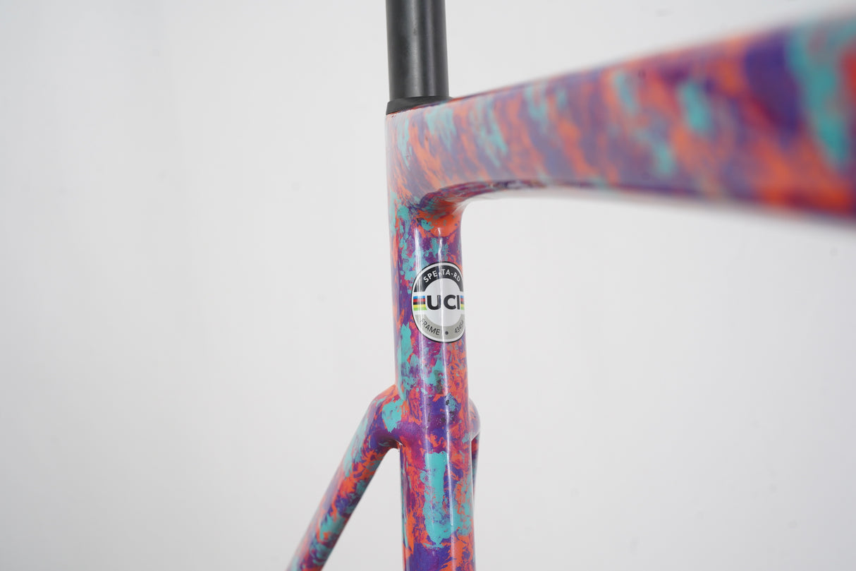 2023 61cm Specialized S-WORKS Tarmac SL7 Marbled Lagoon Carbon Disc Frameset