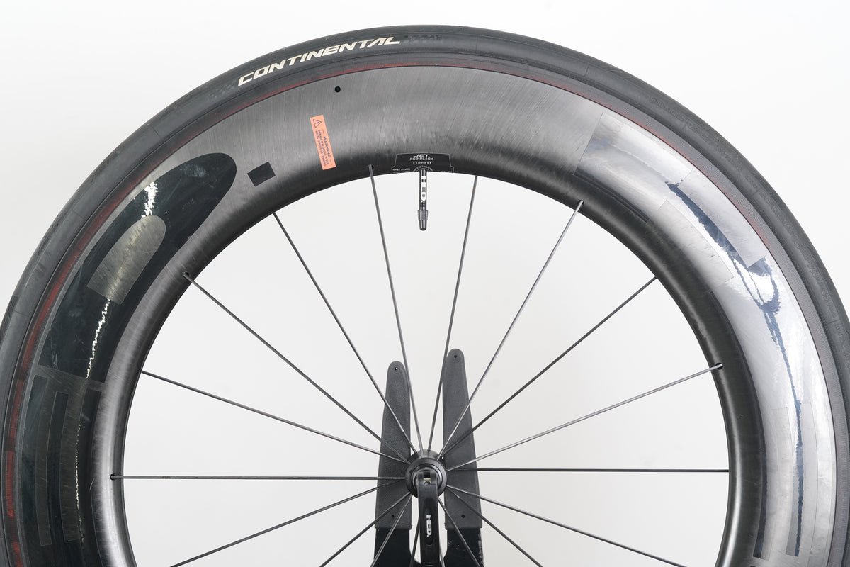 HED Jet RC9 Black Carbon Tubeless Clincher Rim Brake Wheelset 11 Speed