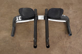 40cm 3T Aura Pro Carbon TT Triathlon Aero Base Bar Handlebar + Extensions 31.8mm