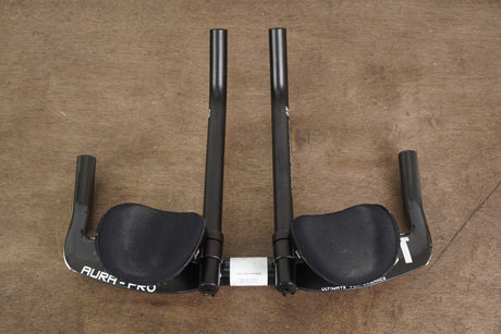 40cm 3T Aura Pro Carbon TT Triathlon Aero Base Bar Handlebar + Extensions 31.8mm